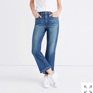Madewell 28T Retro Crop Bootcut Denim. Tall.